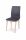 LOTTI hagyományos formájú sonoma - sötétszürke szék